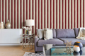 Brush Stripe: Cranberry Oat