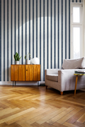 Brush Stripe: Slate Navy