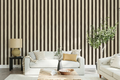 Brush Stripe: Espresso Linen