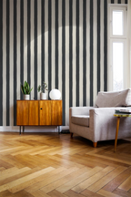 Brush Stripe: Charcoal