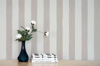 Brush Stripe: Taupe