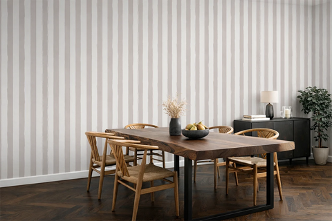 Brush Stripe: Taupe