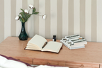 Brush Stripe: Greige
