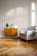 Brush Stripe: Greige