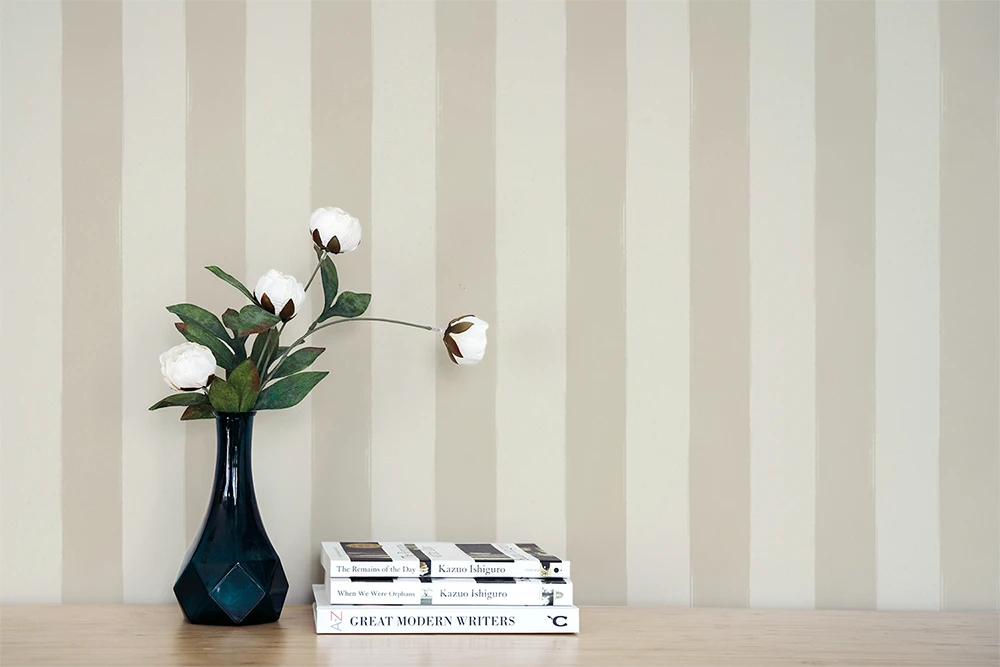 Brush Stripe: Ivory Oat
