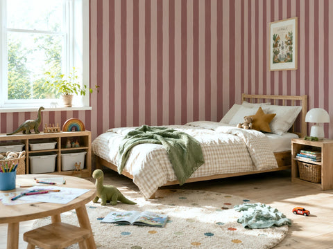 Brush Stripe: Rose Blush