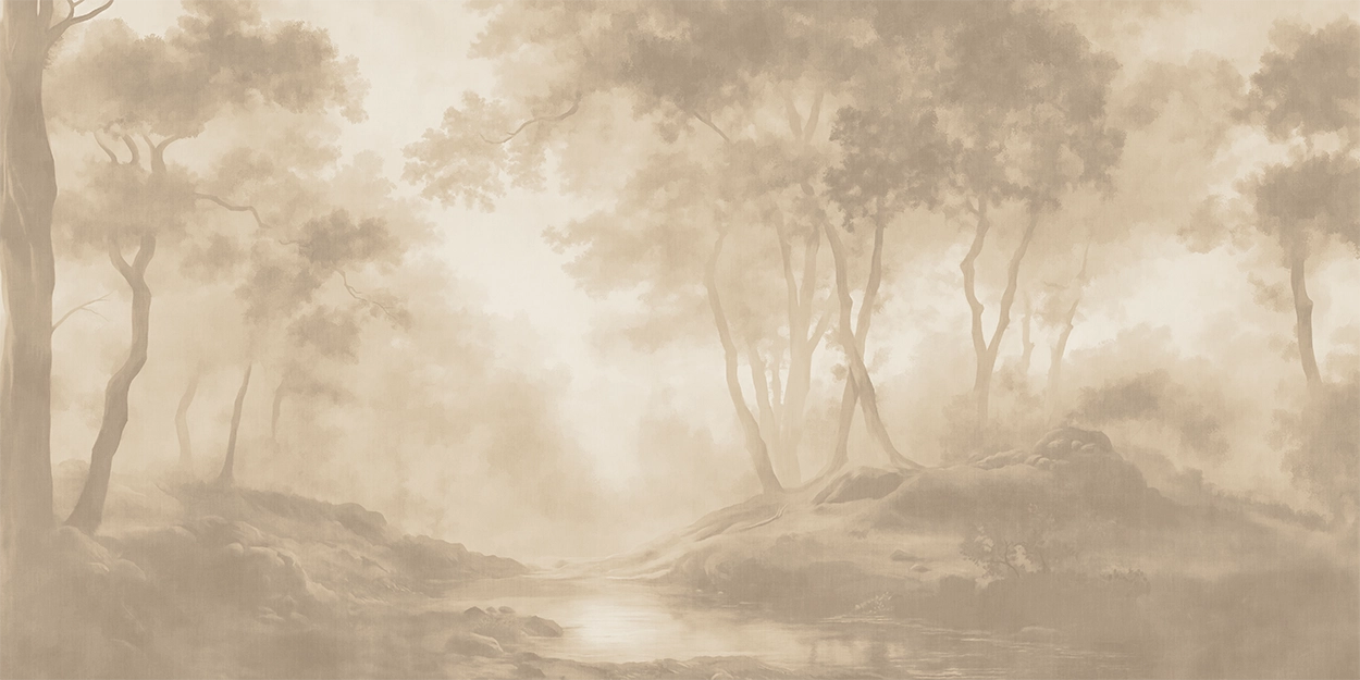 Whispering Canopy: Linen Beige