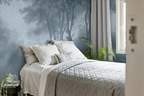 Whispering Canopy: Slate Blue