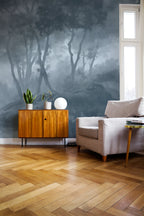 Whispering Canopy: Slate Blue