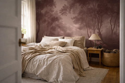 Whispering Canopy: Mulberry Rose