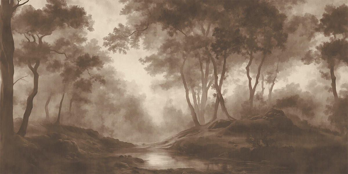 Whispering Canopy: Walnut Brown