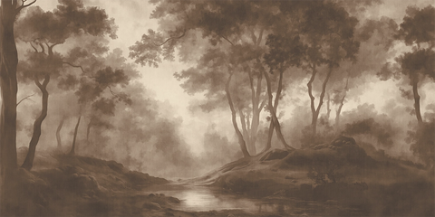 Whispering Canopy: Walnut Brown