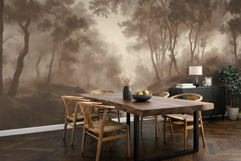 Whispering Canopy: Walnut Brown