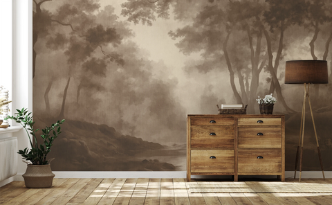 Whispering Canopy: Walnut Brown